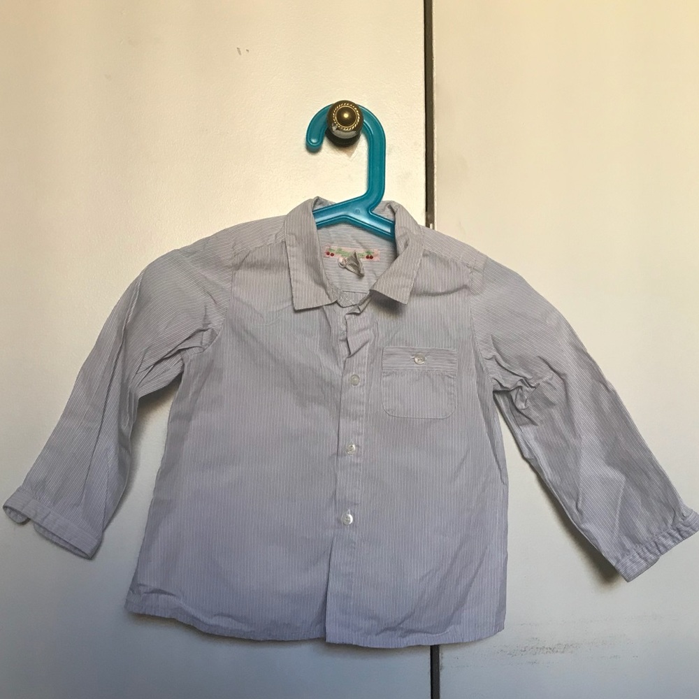 Bonpoint collared shirt, size 2 years